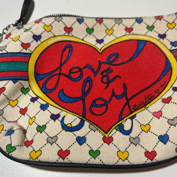 Brighton "Love & Joy" Canvas Crossbody - Picture 4 of 9